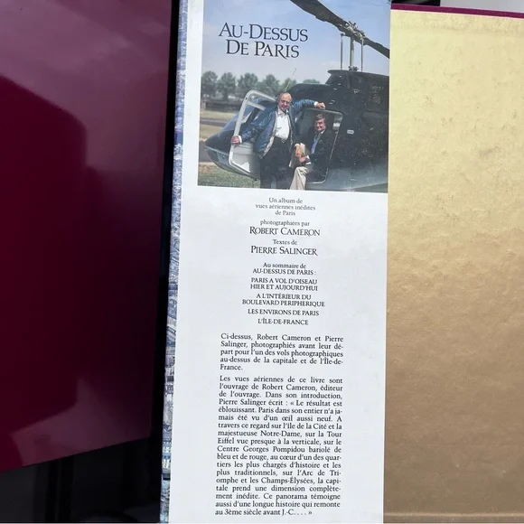 Coffee Table Book Au-Dessus De Paris aka Above Paris Photographer Robert Cameron - Picture 3 of 16